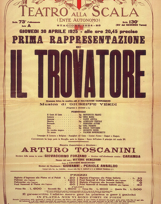 Giuseppe Verdi, “Il trovatore”